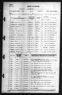 Report of Changes > 30-Nov-1941