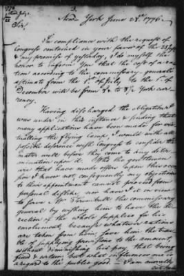 Thumbnail for Ltrs from George Washington > Vol 2: Transcripts 1776 (Vol 2)