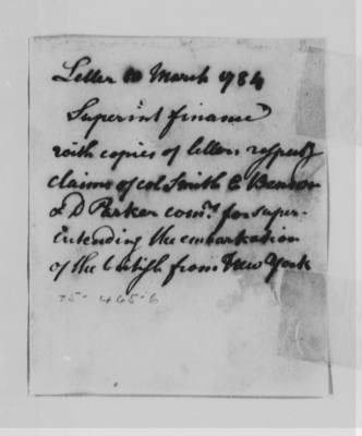 Thumbnail for Ltrs from Robert Morris, 1781 > Vol 3: Aug 26, 1783-Mar 7, 1785 (Vol 3)