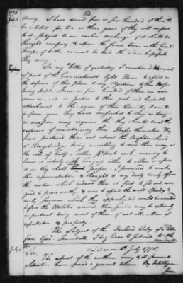 Thumbnail for Ltrs from George Washington > Vol 2: Transcripts 1776 (Vol 2)