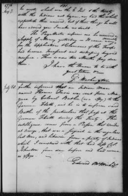 Thumbnail for Ltrs from George Washington > Vol 2: Transcripts 1776 (Vol 2)