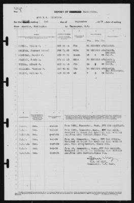 Thumbnail for Report of Changes > 1-Sep-1939