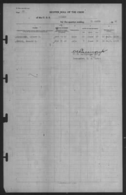 Muster Rolls > 31-Mar-1941