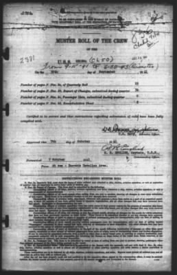 Muster Rolls > 30-Sep-1941