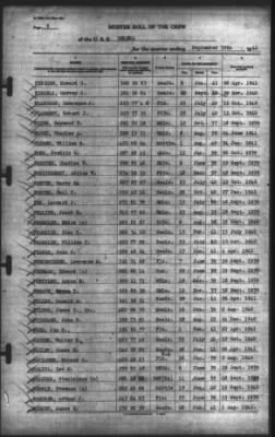 Muster Rolls > 30-Sep-1941