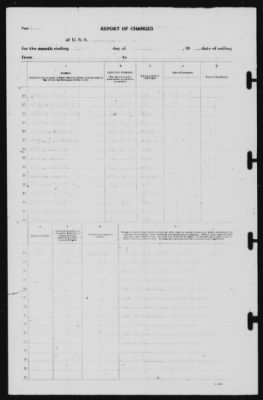 Thumbnail for Report of Changes > 14-Nov-1940