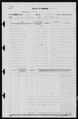 Thumbnail for Report of Changes > 29-Nov-1940