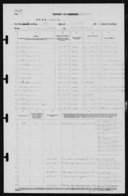 Thumbnail for Report of Changes > 29-Nov-1940