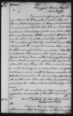 Thumbnail for Ltrs from George Washington > Vol 2: Transcripts 1776 (Vol 2)