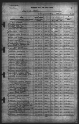 Muster Rolls > 30-Jun-1943