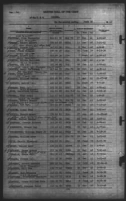 Muster Rolls > 30-Jun-1943