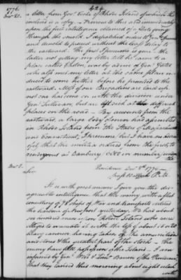 Thumbnail for Ltrs from George Washington > Vol 2: Transcripts 1776 (Vol 2)