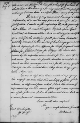 Thumbnail for Ltrs from George Washington > Vol 2: Transcripts 1776 (Vol 2)