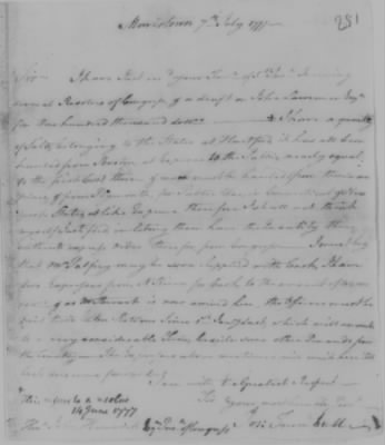 Misc Ltrs to Congress 1775-89 > T (Vol 22)