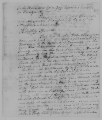 Misc Ltrs to Congress 1775-89 > T (Vol 22)