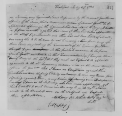 Misc Ltrs to Congress 1775-89 > T (Vol 22)