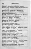Page from a New-London, Connecticut directory
