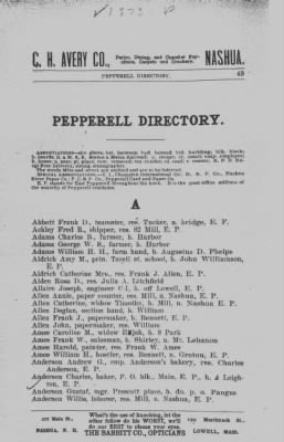 Thumbnail for Pepperell > Aug 1907