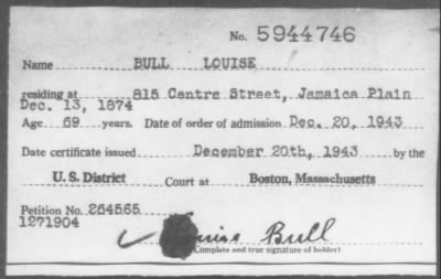 Thumbnail for 1943 > BULL LOUISE