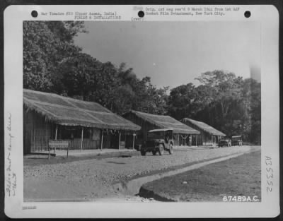 Thumbnail for Consolidated > Headquarters Of The 80Th Fighter Croup In Upper Assam, India, Are Located In Bashas, Typical Of That Locality.