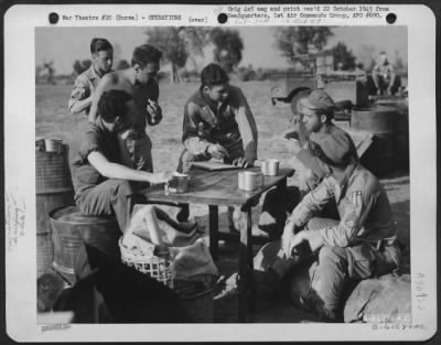 Thumbnail for Consolidated > Personnel Of The 1St Air Commando Group Being Briefed.  Burma, 15 March 1945.