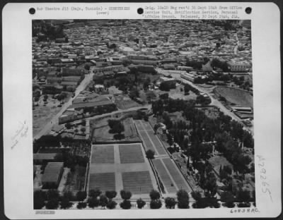 Thumbnail for Consolidated > U.S. Military Cemetery at Beja, Tunisia. This Cemetery is located in the center of the city and has become the idol of its natives who are grateful to the Americans.