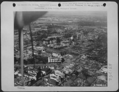 Thumbnail for Consolidated > Destruction in North Manila, Philippine Islands.