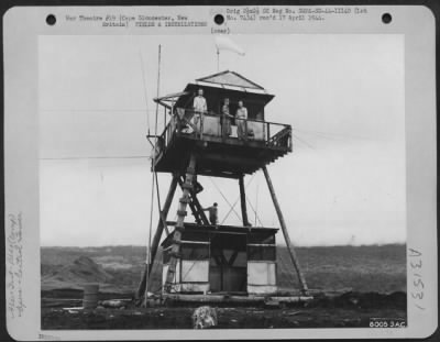 Thumbnail for Consolidated > Control tower at an airstrip at Cape Gloucester, New Britain. 6 February 1944.