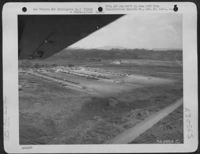 Thumbnail for Consolidated > General view of the 866th Engineer Aviation Battalion camp area at an air base in San Jose, Mindoro, Philippine Islands. 12 February 1945.