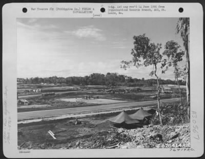 Thumbnail for Consolidated > View of airfield constructed by the 1876th Eng. Aviation Battalion somewhere in the Philippine Islands.