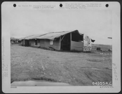 Consolidated > Engineering Section of the 528th Bomb Squadron, 380th Bomb Group, at Mindoro, Philippine Islands, August 1945.