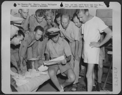 Thumbnail for Consolidated > American prisoners held at Bilibid Prison, Manila, Philippine Islands stole a food tin from the Japanese, recorded in it information about daily menus and issue of food, various tortures practiced, death lists of U.S. men, and other information about