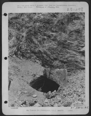 Consolidated > Bomb damage at Corregidor. 16 September 1945.