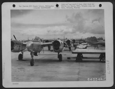 Thumbnail for Consolidated > Nielson Field 5Th Air Service Area Command Depot #7 - After The Lockheed P-38 "Lightnings" Are Brought Ashore On Barges They Are Taken To This Assembly Line At Nichols Field To Be Assembled. Philippine Islands, 1945.