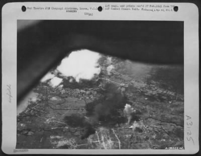 Thumbnail for Consolidated > Bombing Of Legaspi Airdome On Southern Luzon, P.I. By Consolidated B-24 Bombers On 20 December 1944.