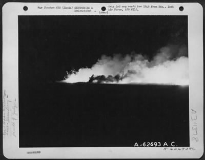 Consolidated > Incendiary Bomb Bursts Burst, Adding To The Display Of Fireworks At A 10Th Air Force Independence Day Celebration On 4 July 1945.  India.