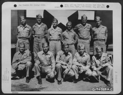 Thumbnail for Consolidated > Lt. Brittenback And Crew Of The 436Th Bomb Squadron, 7Th Bomb Group Pose Beside Their Plane At An Air Base Somewhere In India.