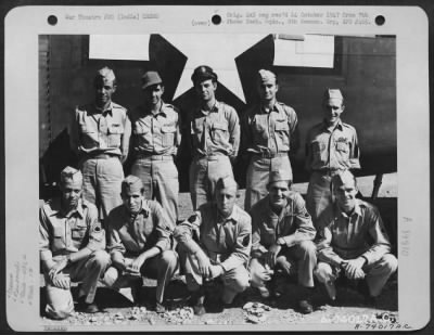 Thumbnail for Consolidated > Lt. Swanson And Crew Of The 436Th Bomb Squadron, 7Th Bomb Group Pose Beside Their Plane At An Air Base Somewhere In India.