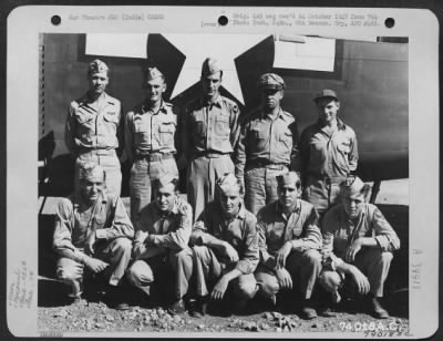 Thumbnail for Consolidated > Lt. Macdonald And Crew Of The 436Th Bomb Squadron, 7Th Bomb Group Pose Beside Their Plane At An Air Base Somewhere In India.