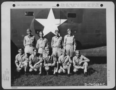 Thumbnail for Consolidated > Capt. Wittliff And Crew Of The 436Th Bomb Squadron, 7Th Bomb Group Pose Beside Their Plane At An Air Base In Gaya, India.  February 1943.