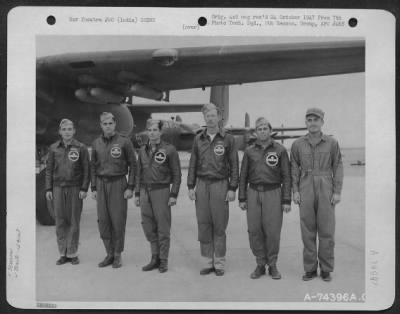 Thumbnail for Consolidated > Crew Members Of The 491St Bomb Squadron By Their North American B-25 At An Air Base In Malir, India. 25 January 1943. [Photograph Is Of 490Th Bs]