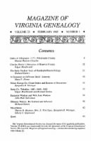 Thumbnail for Virginia Genealogical Society Quarterly  Volume XXIII  Num1 Cover.jpg