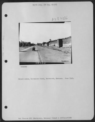 Thumbnail for Consolidated > Street scene, Marrakech Field, Marrakech, Morocco. June 1943.