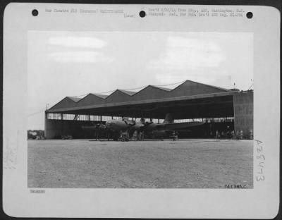 Thumbnail for Consolidated > Boeing B-17 "Flying Fortress" undergoing repairs at Marrakech Field, Marrakech, Morocco. June 1943.