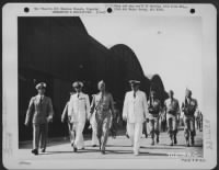 Dedication of the Douglas C-47 "Yardbird II" is attended by Lt. General Carl Spaatz and high ranking French Air Force officers at Maison Blanch, Algeria, on 21 August 1943. 36th Air Depot Group. - Page 1