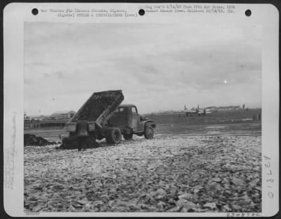 Consolidated > Construction of runway at Maison Blanche, Algiers, Algeria.