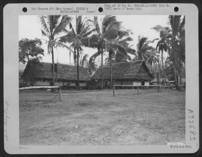 Thumbnail for Consolidated > Headquarters building at a 5th Air Force base at Milne Bay, New Guinea. 10 January 1944.