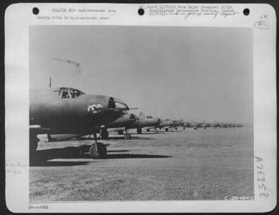 Thumbnail for Consolidated > Martin B-26s in Mediterranean area.