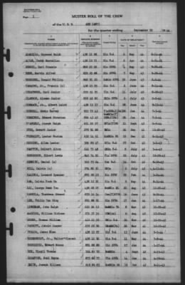 Muster Rolls > 30-Sep-1944