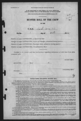 Muster Rolls > 1-Oct-1945